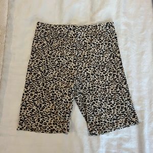 Cheetah Biker Shorts